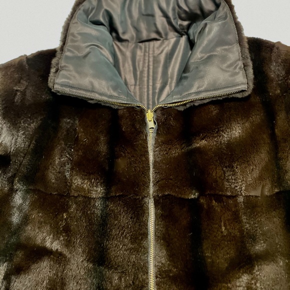 COPY - REVERSIBLE WATER REPELLENT SHEARD MINK FUR COAT, from NEIMAN MARCUS - Picture 4 of 11